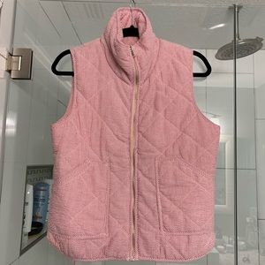 Small pink seersucker vest